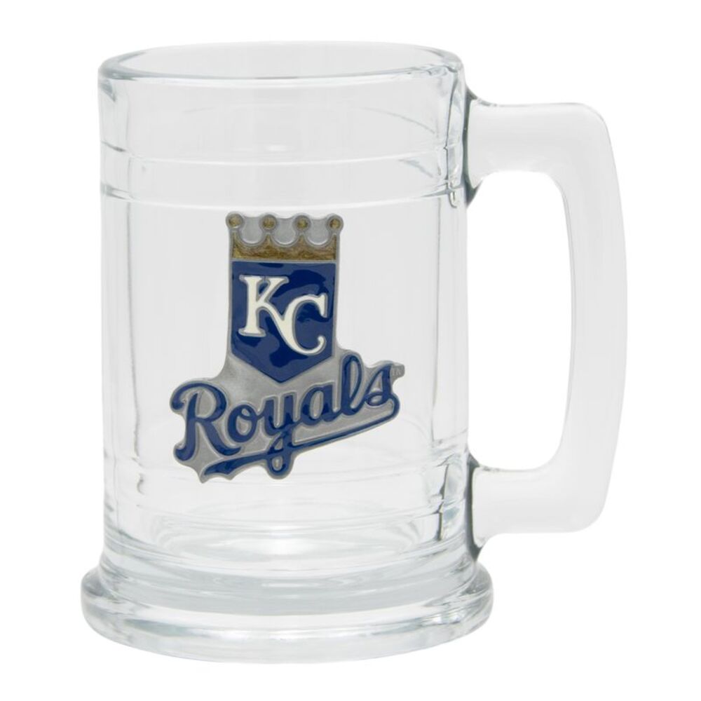 Great American Products MLB Kansas City Royals 15oz Glass Tankard